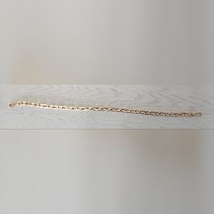 Pom Pom London Gold Chain Tone Bag Strap